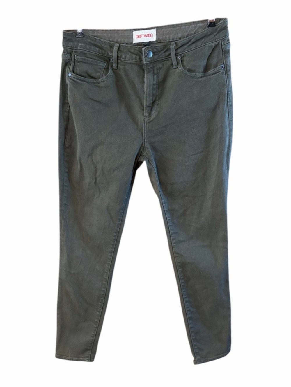 Driftwood Jackie Olive Skinny Jeans